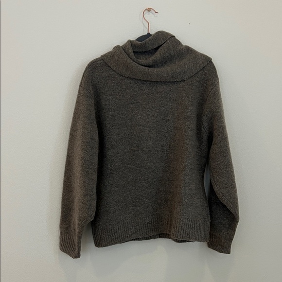 Zara scarf knit cardigan gray - Picture 9 of 9